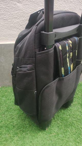 Mochila escolar Quiksilver con carrito