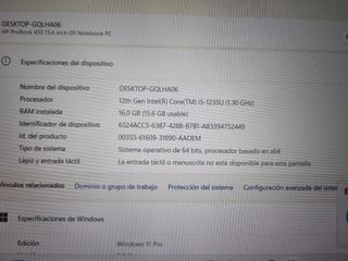 HP ProBook  procesador intel i5 12 generacion 