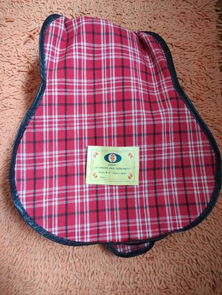 Funda Guitarra Española Cuadros Roja