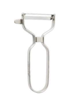 Pelador de metal plateado