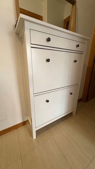 Zapatero Ikea Hemnes Blanco