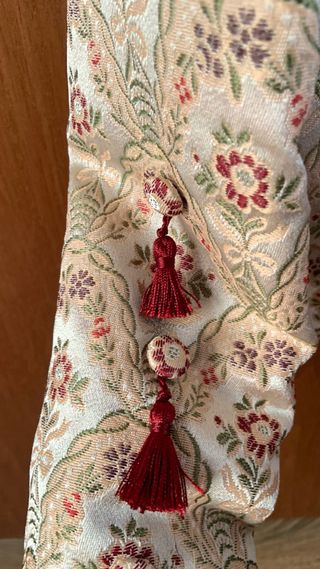 Corpiño y zapatos de fallera a juego