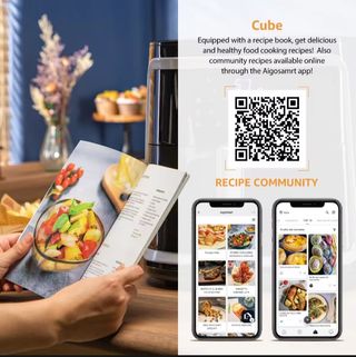 Freidora de Aire Digital con Recetario