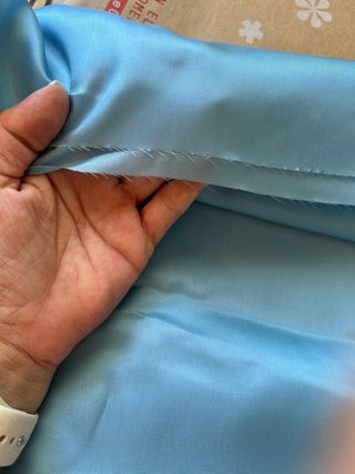 6 mts. Forro Azul Celeste Traje Fallera