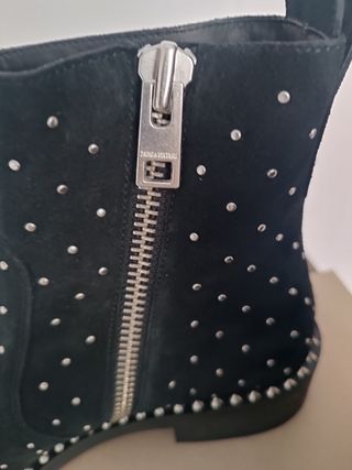 Botines Zadig & Voltaire Mujer Negros Tachuelas