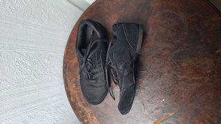 Zapatillas de tango negras. 