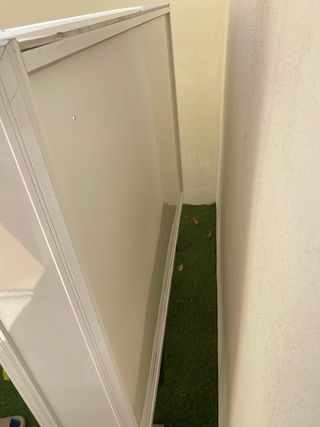 Armario de baño aluminio blanco
