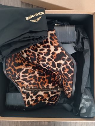Botines Zadig & Voltaire Mujer Animal Print