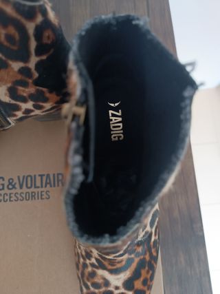 Botines Zadig & Voltaire Mujer Animal Print