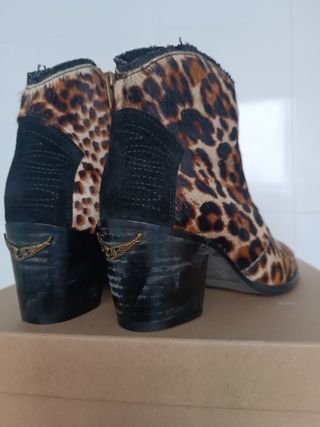 Botines Zadig & Voltaire Mujer Animal Print