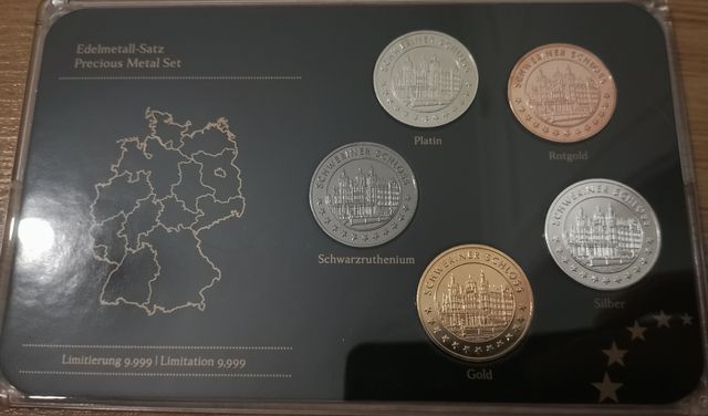 Set medallas Alemania Metales Preciosos 2007