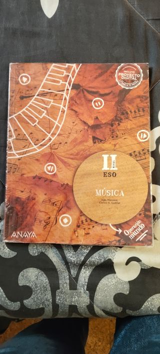 Libro  música de tercero de la eso