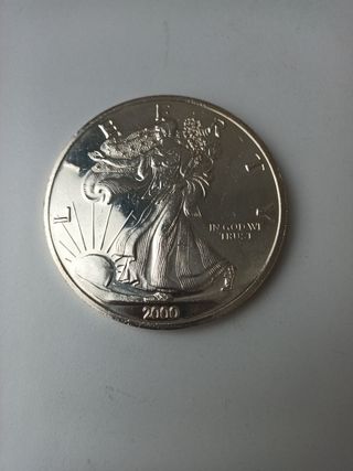 Medalla Plata Pura 376'1 gramos