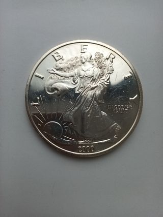 Medalla Plata Pura 376'1 gramos