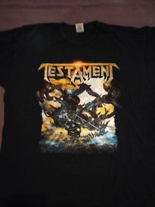 Camiseta Testament Oficial Negra