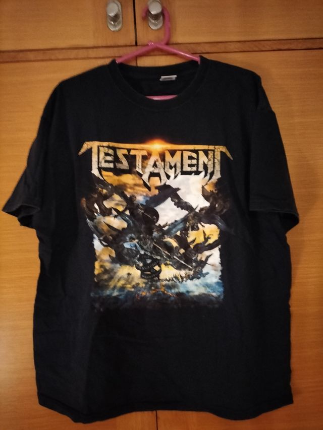 Camiseta Testament Oficial Negra