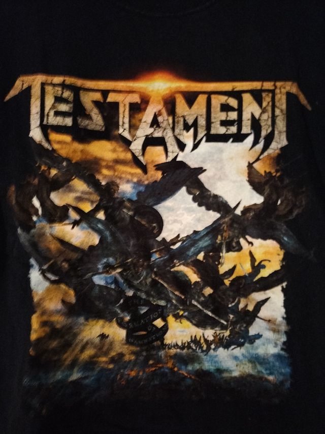 Camiseta Testament Oficial Negra