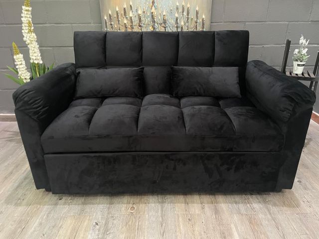 Sofá Cama 2 Plazas Gris