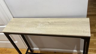 Mesita de cocina madera y metal