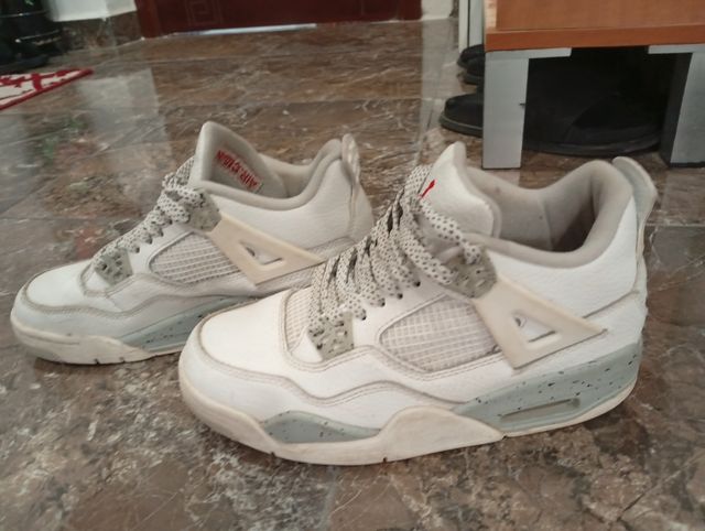 Jordan Retro 4 Blancas Rojas