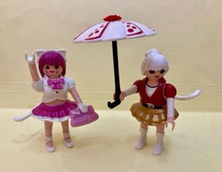 Playmobil Gato Otaku Pez Koi pop