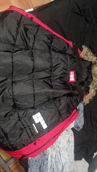 Chaqueta Jack & Jones Roja con pelo