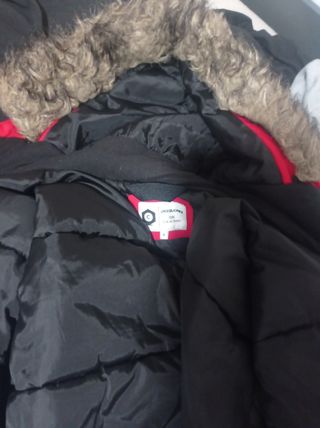Chaqueta Jack & Jones Roja con pelo