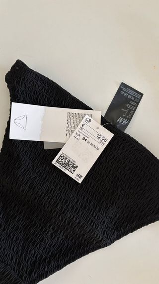 Bikini H&M Negro Talla 34