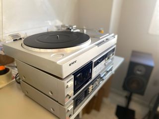 Equipo Hi-Fi Sony Plata Años 80