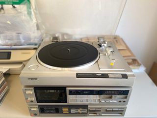 Equipo Hi-Fi Sony Plata Años 80