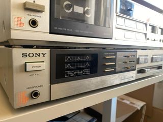 Equipo Hi-Fi Sony Plata Años 80