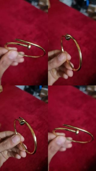 Pulsera Cartier Inoxidable Bañada en Oro