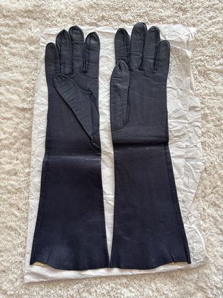 Guantes de piel largos vintage