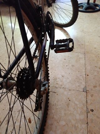 Bicicleta deportiva para ciudad, campo y montaña.