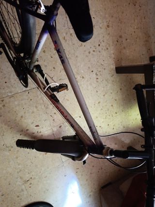 Bicicleta deportiva para ciudad, campo y montaña.