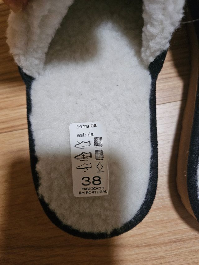 Chinelos Serra da Estrela 37/38 Azuis