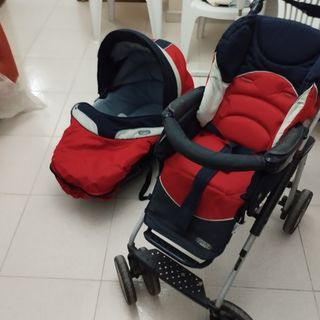 Carro Bebecar 3 piezas: cuco, sillita y maxicosi