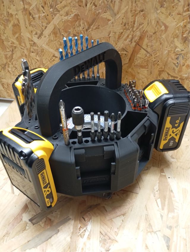 Organizador De Brocas Y 8 Baterías