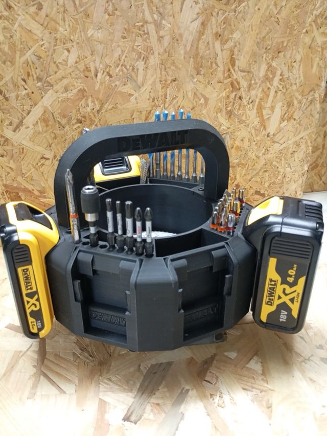 Organizador De Brocas Y 8 Baterías