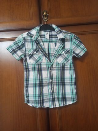 Camisa de cuadros para niño