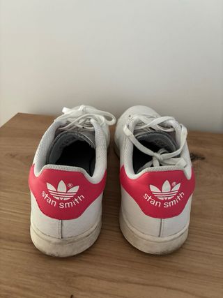 Adidas Stan Smith Talla 38 Rosa/Blanco