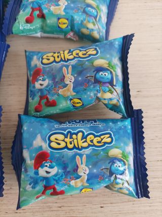 I puffi n.10 stikeez nuovi mai aperti
