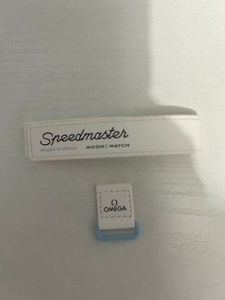 Cinturino Swatch Omega Velcro M nuovo di zecca.
