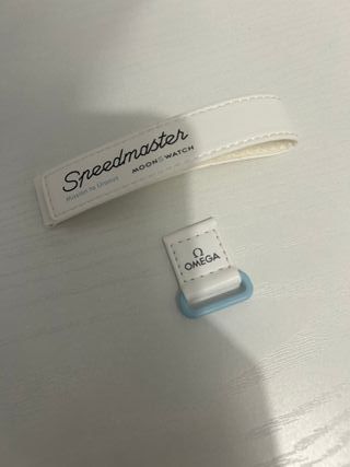 Cinturino Swatch Omega Velcro M nuovo di zecca.