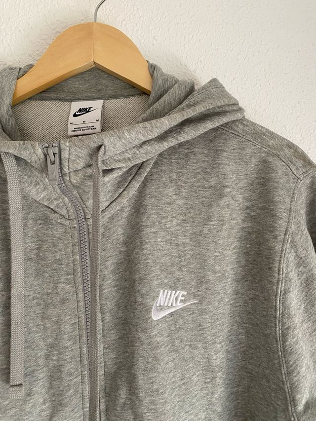 Sudadera Nike Gris con Cremallera
