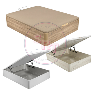 Canapé abatible madera y tela