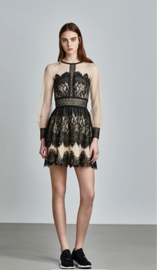 Vestito Imperial Beige e Nero Taglia S