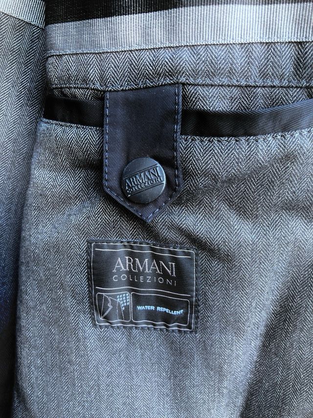 Trenca Hombre Armani Collezioni Talla 52