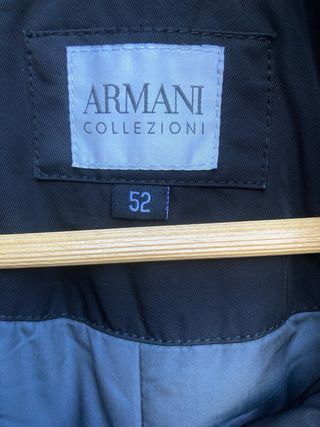 Trenca Hombre Armani Collezioni Talla 52