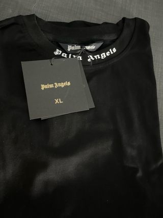 Camiseta Palm Angels Negra Talla XL